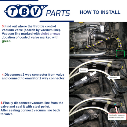 FALHA DE CANCELAMENTO DO EMULADOR P0638 SENSOR ELOBAU OPEL SAAB 2.0/2.0 DTI 424S06A08001
