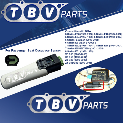 SEAT OCCUPANCY SENSOR EMULATOR SRS/AIRBAG MAT BMW E36, E46, E34, E39, E60, E63, E64, E38, E65, E66, E67 UP TO 2005