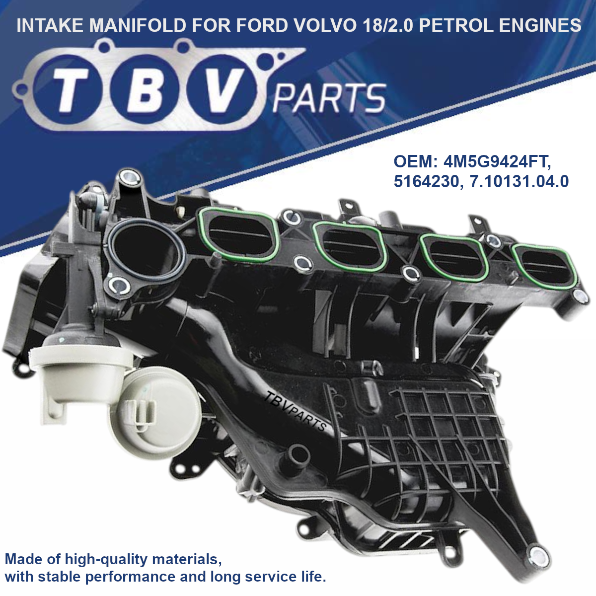 INTAKE MANIFOLD FORD C-MAX, FORD FOCUS II, VOLVO V50 1.8,2.0 GASOLINE 4M5G9424FT 5164230