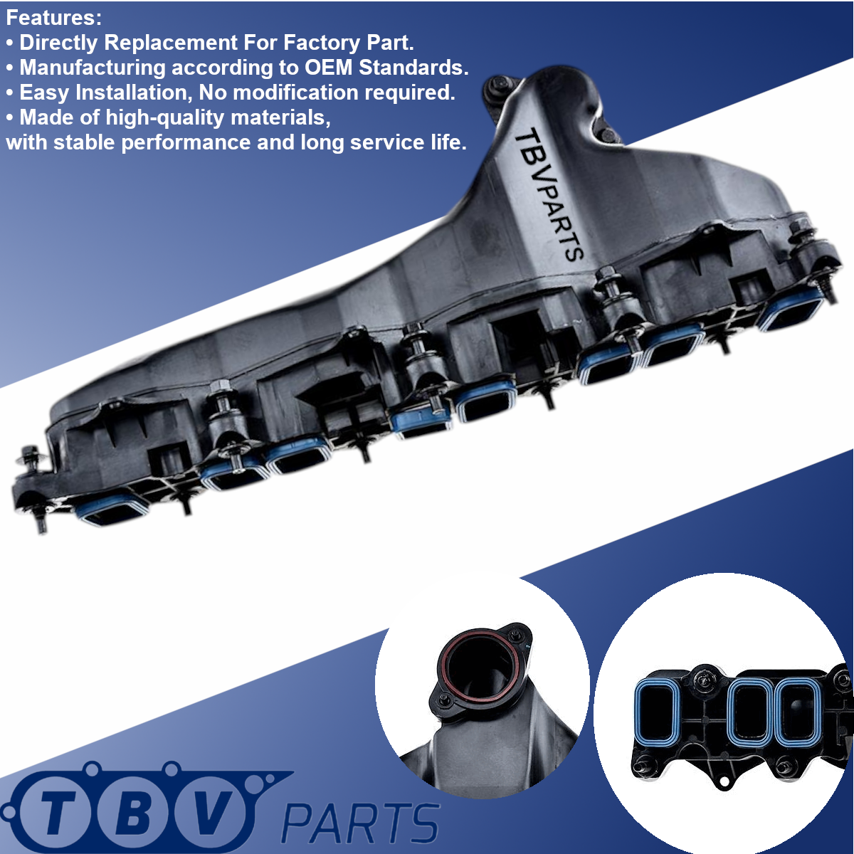 INTAKE MANIFOLD FORD TRANSIT 2.4DI/2.4TDE/2.4TDCI 1236707 3C1Q9424BB