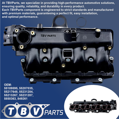 INTAKE MANIFOLD ALFA ROMEO OPEL FIAT CHEVROLET 1.3JTD 55189595 55213267 55207035 55217648 55231287 55217648