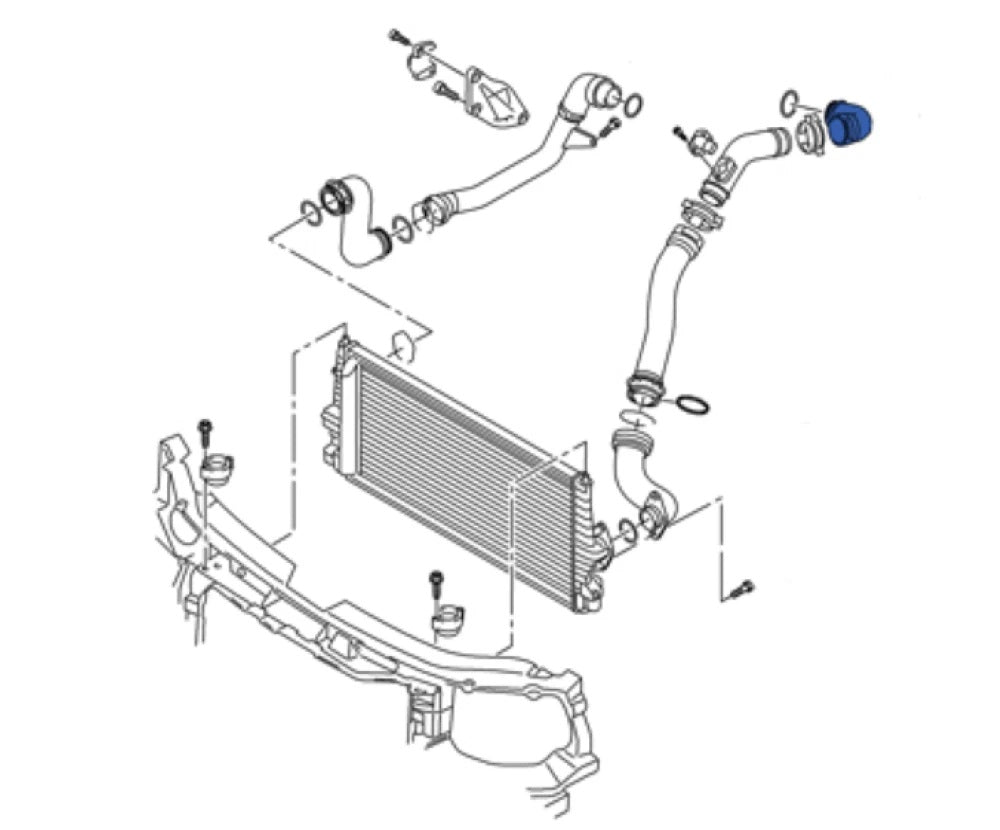 MANGUERA ENTRADA DE AIRE FORD SEAT VOLKSWAGEN 1.9TDI 7M3145708D 7M3145708B