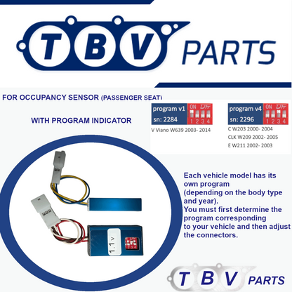 MERCEDES BENZ 1.1 SEAT OCCUPANCY SENSOR EMULATOR