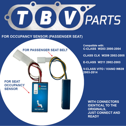 MERCEDES BENZ 1.1 SEAT OCCUPANCY SENSOR EMULATOR