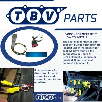 MERCEDES BENZ 1.1 SEAT OCCUPANCY SENSOR EMULATOR
