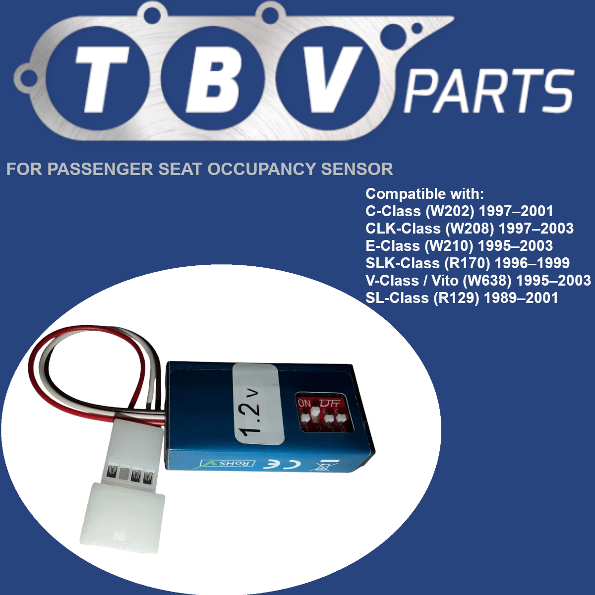 EMULADOR SENSOR OCUPACIÓN ASIENTO MERCEDES BENZ 1.2