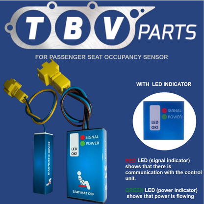 EMULADOR SENSOR OCUPACIÓN ASIENTO SRS / ESTERILLA AIRBAG MERCEDES BENZ CON COMUNICACION LIN W176 W246 W204 W205 C117 W212 W463 W292 W166 R172 X156 C218