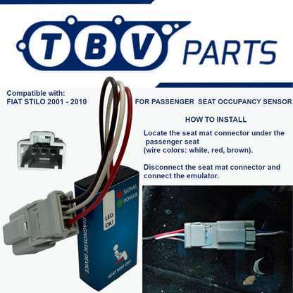 FIAT STILO SEAT OCCUPANCY SENSOR EMULATOR