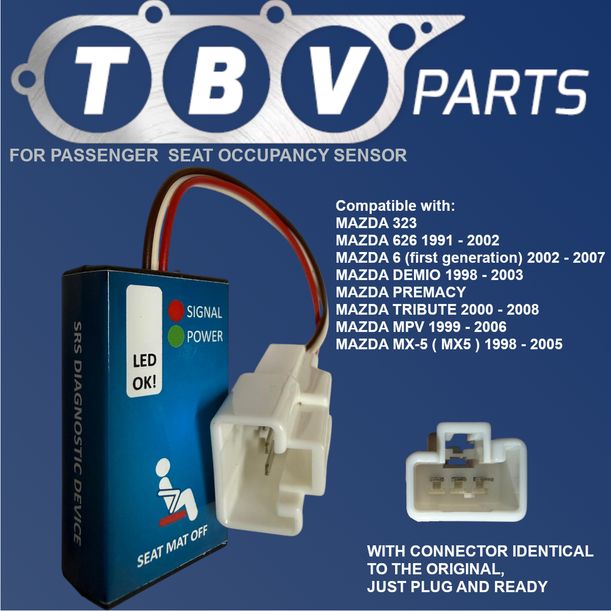 FIAT STILO SEAT OCCUPANCY SENSOR EMULATOR