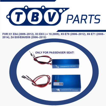 EMULADOR DEL SENSOR DE OCUPÀCION ASIENTO BMW E70 E71 E83 E84 E85 E86 E89