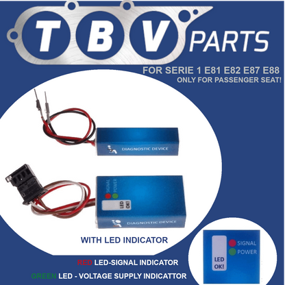 SEAT OCCUPANCY SENSOR EMULATOR SRS / AIRBAG MAT BMW 1 SERIES E81 E82 E87 E88