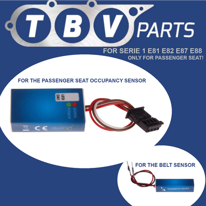 SEAT OCCUPANCY SENSOR EMULATOR SRS / AIRBAG MAT BMW 1 SERIES E81 E82 E87 E88