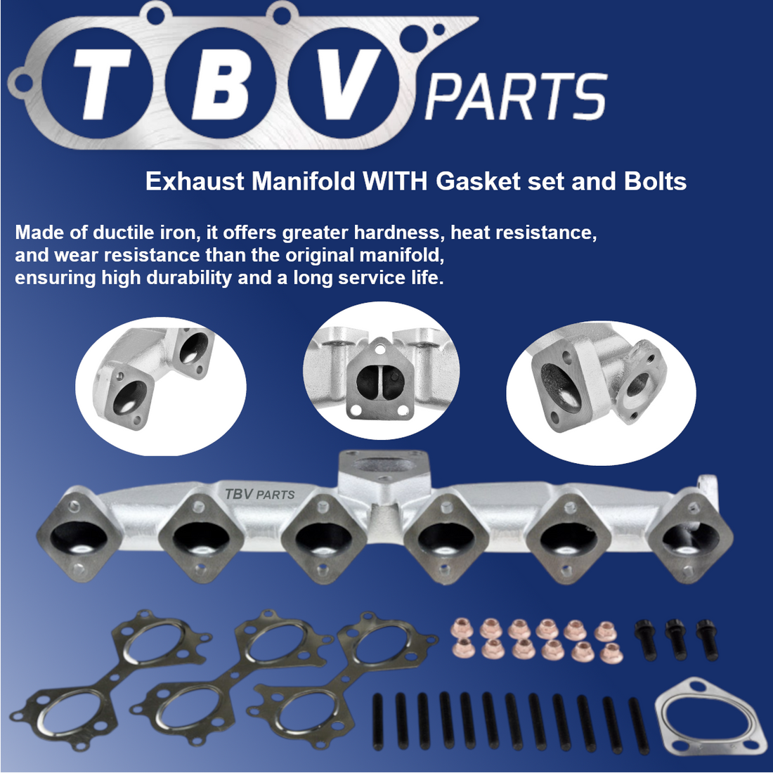 EXHAUST MANIFOLD BMW 325D 330D 525D 530D 11622248166 11627788422 18407788422