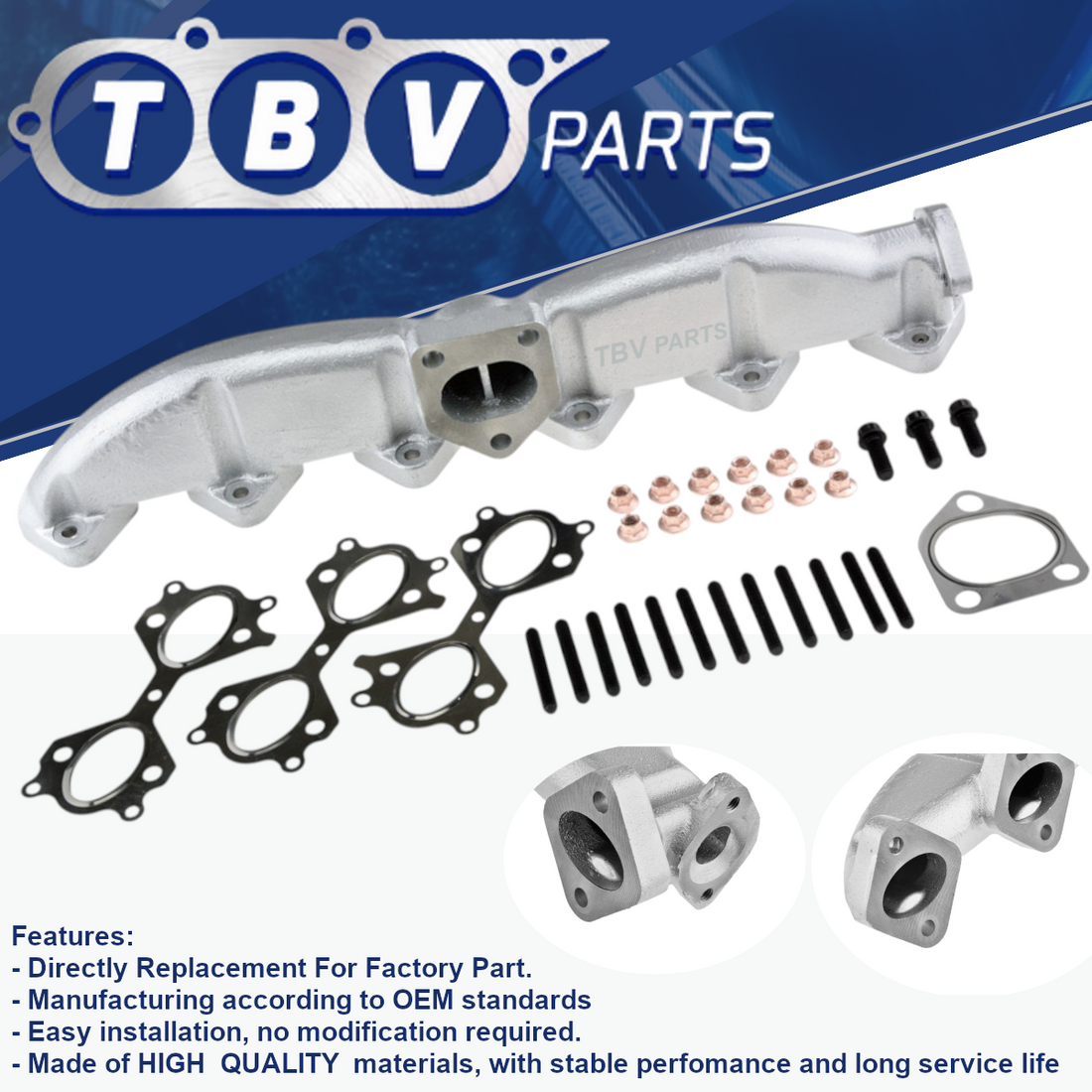 EXHAUST MANIFOLD BMW 325D 330D 525D 530D 11622248166 11627788422 18407788422