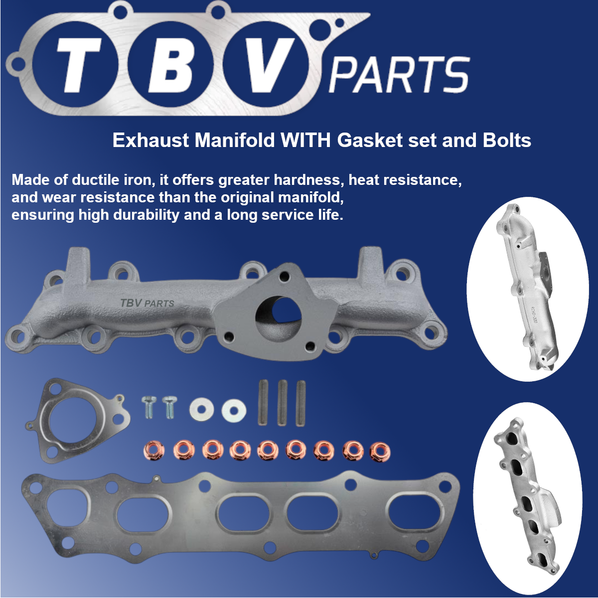 EXHAUST MANIFOLD HONDA ACCORD / CIVIC 2.2 CTDI 18100RBDE11 18100RMAE00 04180RSR305 04180RBD305 06180RSR305