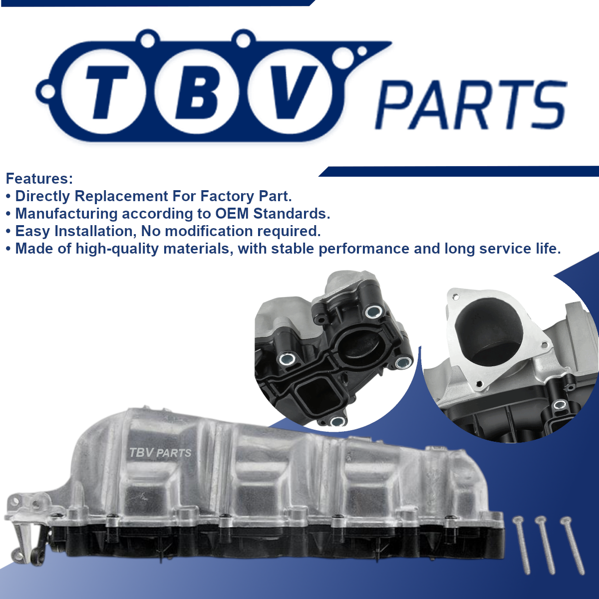 COLETOR DE ADMISSÃO AUDI SKODA SEAT VW 2.0TDI 03L129711E 3L129711E