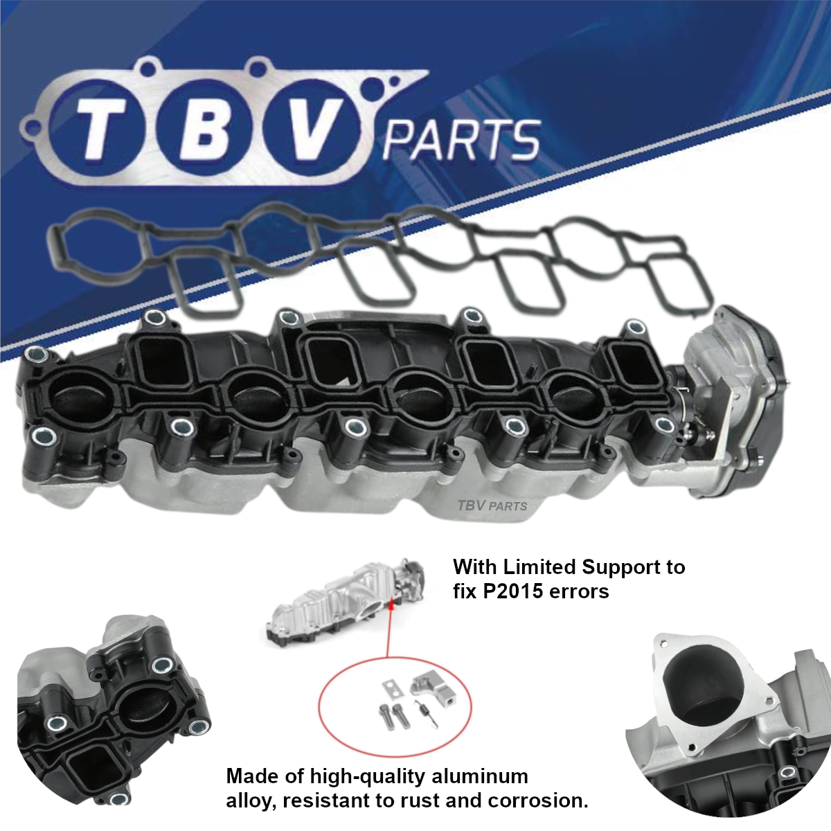 COLECTOR DE ADMISION CON ACTUADOR AUDI SKODA SEAT VW 2.0TDI 03L129711E 3L129711E 03L129086