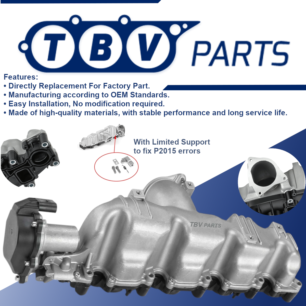 COLECTOR DE ADMISION CON ACTUADOR AUDI SKODA SEAT VW 2.0TDI 03L129711E 3L129711E 03L129086