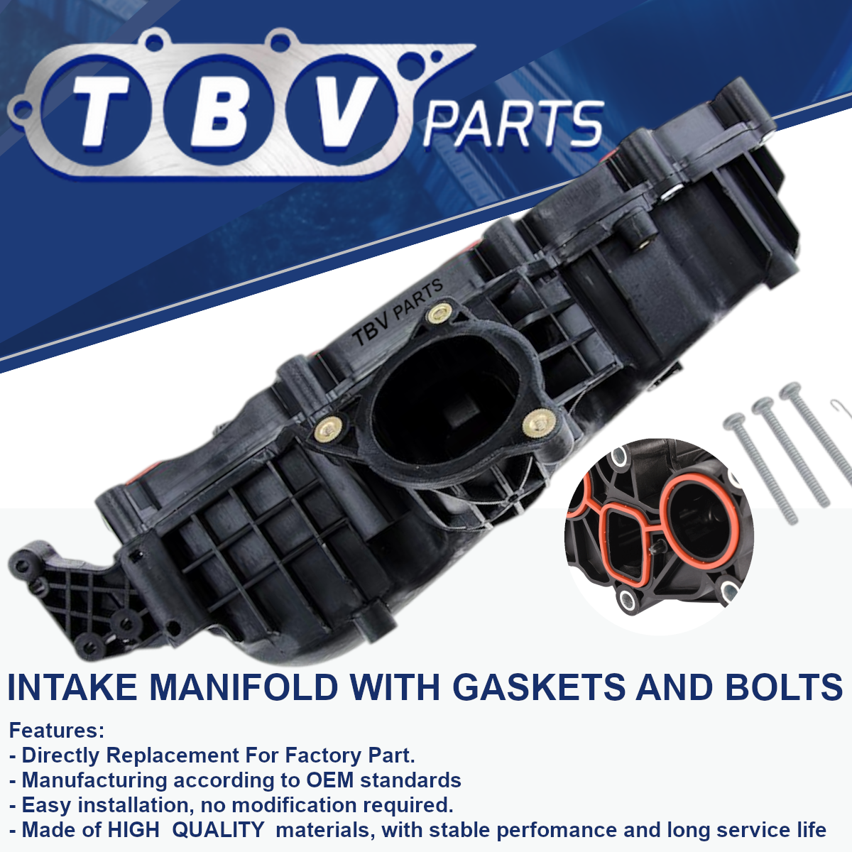 INTAKE MANIFOLD AUDI SKODA SEAT VW 2.0TDI 03L129711AG 2100030