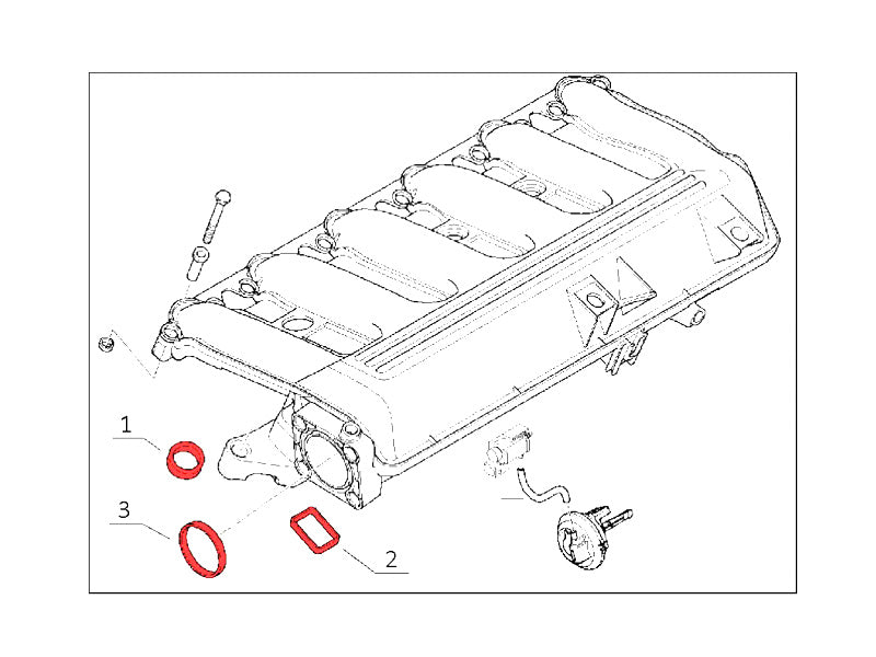 BMW BUTTERFLY ANNULAR KIT (22MM) 6 ALUMINUM CYLINDERS 11617800585 7800585 11617790701 7790701