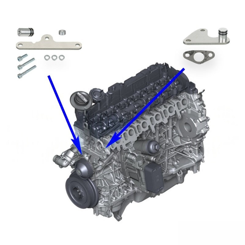 KIT ANULAR ENFRIADOR Y VALVULA EGR BMW N57 N57S 3.0 11618511363, 11617800088, 11717805446, 11719886714, 8507334, 11618509116