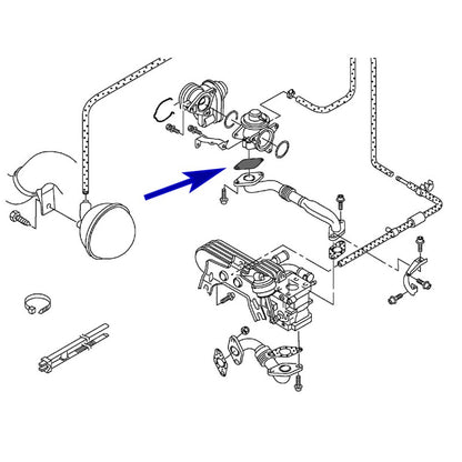 TAPON ANULAR VALVULA EGR RENAULT, NISSAN, OPEL 2.0 DCI CDTI VW AUDI SKODA SEAT 1.9 2.5 TDI