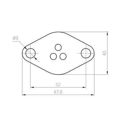 PLUGUE DE ANEL EGR FIAT, ALFA ROMEO, LANCIA, OPEL, SAAB, SUZUKI 1.9 / 2.4 JTDM CDTI