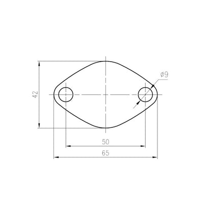 BUJÃO DE ANEL DE VÁLVULA EGR OPEL RENAULT 2.2 / 2.5 DCI CDTI