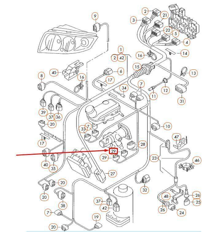 Conector del Sensor de Aparcamiento AUDI SEAT SKODA VW