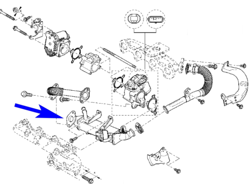 EGR VALVE RING PLUG RENAULT, NISSAN, OPEL 2.0 DCI CDTI