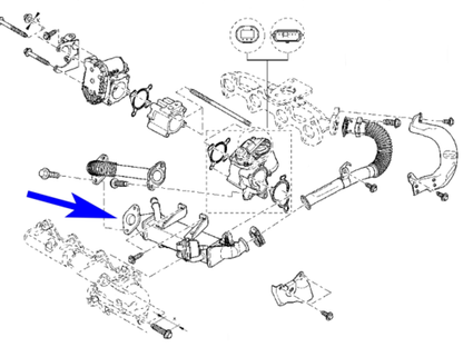 EGR VALVE RING PLUG RENAULT, NISSAN, OPEL 2.0 DCI CDTI